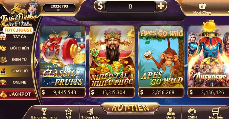 Hàng Ngàn Game Slot Hấp Dẫn tại f1686